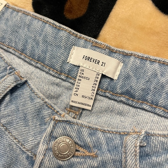 Forever 21 90s Fit Wide Leg Jeans Size 28 - Picture 5 of 8